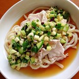 山形の夏の名物！「だし」のせ冷しゃぶうどん